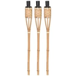 ESSCHERT DESIGN Bamboe Tuinfakkel - Set Van 3 Stuks