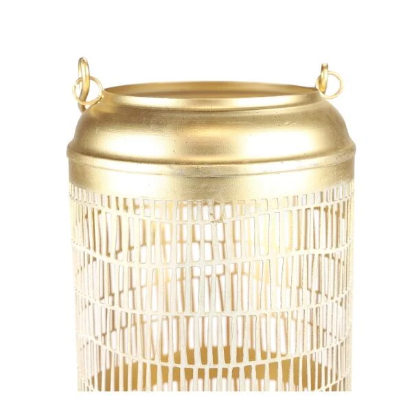 Lantaarn Rechthoekjesmotief - 38 × 20 Cm 4 Lantaarn Rechthoekjesmotief - 38 × 20 Cm - Afbeelding 2