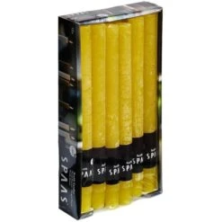 Rustieke Dinerkaars - Herfstgeel - Set Van 1 Stuks -Thuis Versieren Winkel 1614945089 2 600