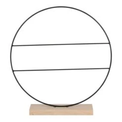 Decoratie Cirkel Op Voet Met Verdeling - 8 × 40 Cm