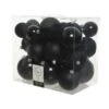 Kerstballenmix - Zwart - Set Van 26 Stuks -Thuis Versieren Winkel 1637751836 1 600