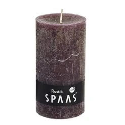 Rustieke Cilinderkaars Warmbruin - 60 Uren