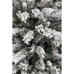 Kunststof Kerstboom Chandler Slim Frosted Black Box - 155 Cm -Thuis Versieren Winkel 1662378155 3 600