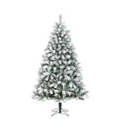 Kunststof Kerstboom Chandler Frosted Black Box - 215 Cm -Thuis Versieren Winkel 1662384029 4 600