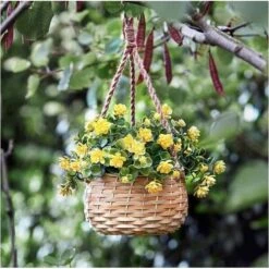 Bloemenmand Hangend - Kunststof -Thuis Versieren Winkel bloemenmand hangend kunststof 1539085635 3 600