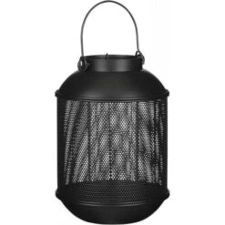 Borneo Lantaarn Zwart - 16 × 23 Cm