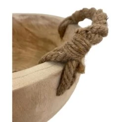 Bowl In Hout Met Jute Handgrepen - Ø 30 × 14 Cm -Thuis Versieren Winkel bowl in hout 30 x 14 cm 1617286238 1 600