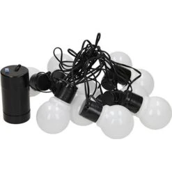 Feestverlichting Wit 10 × Led