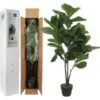 Kunstplant Ficus Lyrata 120 Cm -Thuis Versieren Winkel ficus lyrata in pot 70 x 120 cm 1539340780 1 600