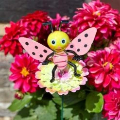 Happy Bees Tuinprikker - Set Van 2 Stuks -Thuis Versieren Winkel happy bees tuinprikker 1619598144 5 600