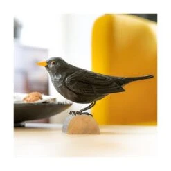 Merel In Lindenhout - Handgemaakt -Thuis Versieren Winkel houten merel 1609220577 1 600