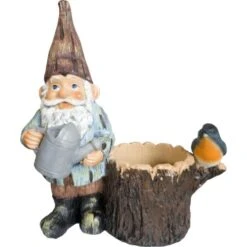 Kabouter Met Bloempot 24 Cm