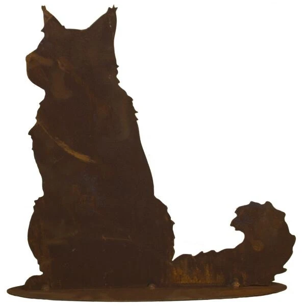 Kat Fluffy Rechtzittend - Decoroest 3 Kat Fluffy Rechtzittend - Decoroest