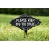 ESSCHERT DESIGN Keep Off The Grass - Tuinprikker Ijzer -Thuis Versieren Winkel keep off the grass tuinprikker 1505467009 2 600