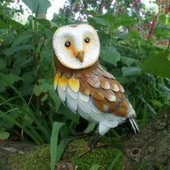 Kerkuil In Metaal 30 × 18 × 37 Cm -Thuis Versieren Winkel kerkuil in metaal 1501672372 3 600