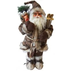 Kerstman Staand Bruin 30 Cm -Thuis Versieren Winkel kerstman staand bruin 30 cm 1599048412 1 600