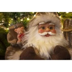 Kerstman Staand Bruin 30 Cm -Thuis Versieren Winkel kerstman staand bruin 30 cm 1637143289 1 600