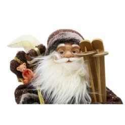 Kerstman Staand Bruin/grijs 60 Cm -Thuis Versieren Winkel kerstman staand bruingrijs 60 cm 1637233603 1 600