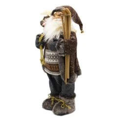 Kerstman Staand Bruin/grijs 60 Cm -Thuis Versieren Winkel kerstman staand bruingrijs 60 cm 1637236604 1 600