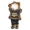 Kerstman Staand Bruin/grijs 60 Cm -Thuis Versieren Winkel kerstman staand bruingrijs 60 cm 1637236692 1 600