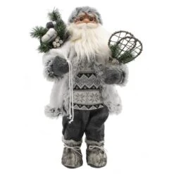Kerstman Staand Grijs 60 Cm -Thuis Versieren Winkel kerstman staand grijs 60 cm 1634798413 1 600