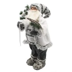 Kerstman Staand Grijs 60 Cm -Thuis Versieren Winkel kerstman staand grijs 60 cm 1634800080 1 600