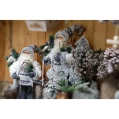 Kerstman Staand Grijs 60 Cm -Thuis Versieren Winkel kerstman staand grijs 60 cm 1637048871 2 600