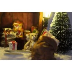 Kersttafereel Santa's Office - 20 × 16 × 21 Cm -Thuis Versieren Winkel kersttafereel santas office 1635933176 1 600