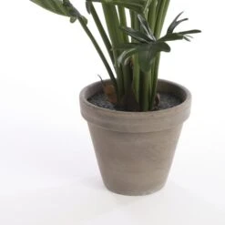 Kunstplant Philodendron Selloum In Pot Grijs - 40 × 50 Cm -Thuis Versieren Winkel kunstplant philodendron 40 x 50 cm 1633944227 2 600