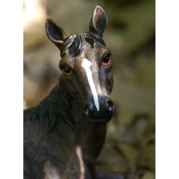 Liggend Paard Met Veulen - Levensecht 5 Liggend Paard Met Veulen - Levensecht - Afbeelding 3