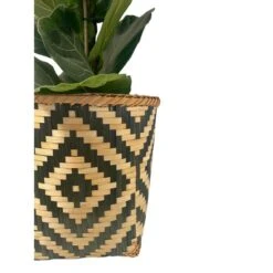 Mand Greece Zwart Naturel - Set Van 3 Stuks -Thuis Versieren Winkel mand greece zwart naturel 1612447345 1 600