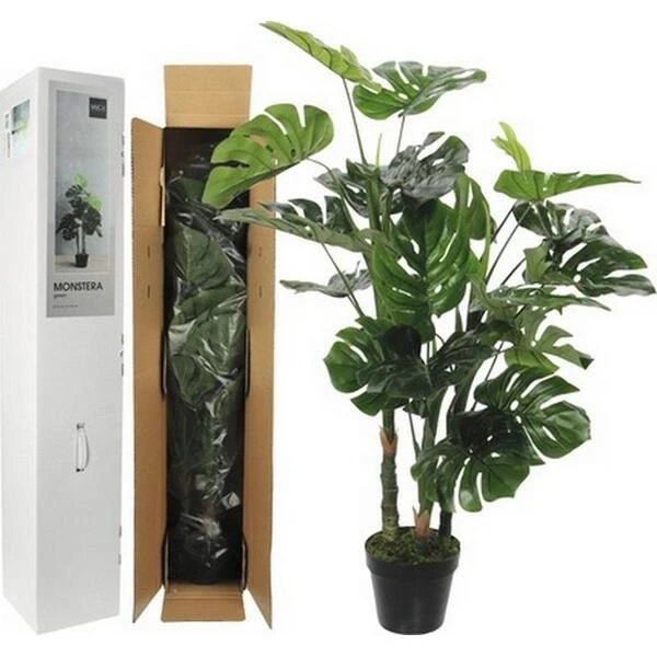 Kunstplant Monstera Hoog In Pot - 75 × 100 Cm 4 Kunstplant Monstera Hoog In Pot - 75 × 100 Cm - Afbeelding 2
