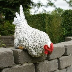 Nieuwsgierige Kip Tuinbeeld -Thuis Versieren Winkel nieuwsgierige tafelkip 1568377839 3 600