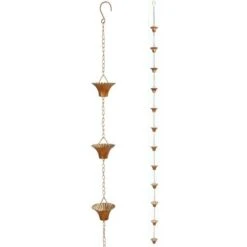 ESSCHERT DESIGN Regenketting Verkoperd Met 12 Emmertjes -Thuis Versieren Winkel regenketting verkoperd 1507400850 2 600