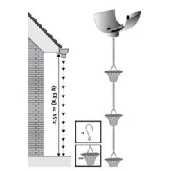 ESSCHERT DESIGN Regenketting Verkoperd Met 12 Emmertjes -Thuis Versieren Winkel regenketting verkoperd 1507400850 3 600