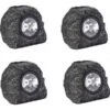 Rotslicht Graniet Solar - Set Van 4 Stuks -Thuis Versieren Winkel rotslicht graniet solar 1568196277 1 600