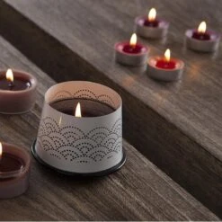 Kapje Voor Shade Geurkaars - Wit -Thuis Versieren Winkel shade kapje wit kant 1518551203 1 600