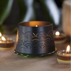 Kapje Voor Shade Geurkaars - Zwart -Thuis Versieren Winkel shade kapje zwart kant 1520928223 1 600