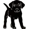 Silhouet Puppy Hond - Decoratief -Thuis Versieren Winkel silhouet puppy 30 cm 1484063391 1 600