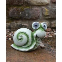 Slak Met Verlichte Ogen Op Zonne-energie