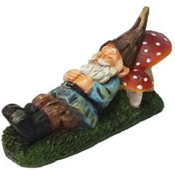 Slapende Kabouter Op Paddenstoel