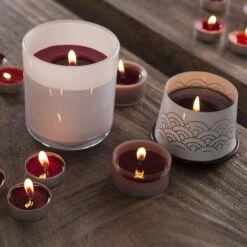 Theelicht Rode Bessen - 4,5 Uren - Set Van 30 Stuks -Thuis Versieren Winkel theelicht rode bessen 45 u 1664882546 2 600