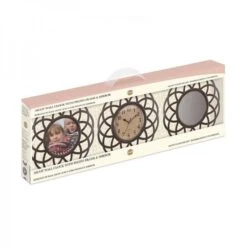 Wandklok Ascot Met Spiegel En Fotoframe - Drie In één -Thuis Versieren Winkel wandklok triple ascot 3in1 1535618953 2 600